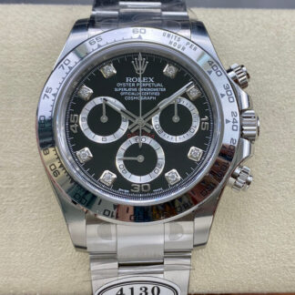 AAA Replica Rolex Cosmograph Daytona M116509-0055 Clean Factory Diamond Dial Mens Watch