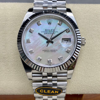 AAA Replica Rolex Datejust M126334-0020 Clean Factory Diamond Dial Mens Watch