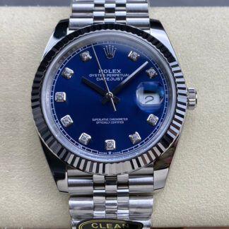 AAA Replica Rolex Datejust M126334-0016 Clean Factory Blue Dial Mens Watch