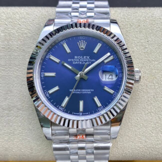 AAA Replica Rolex Datejust M126334-0002 GM Factory Blue Dial Mens Watch