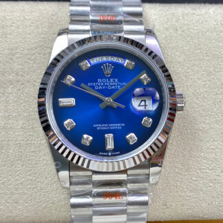 AAA Replica Rolex Day Date M128239-0023 36MM GM Factory Diamond Dial Mens Watch
