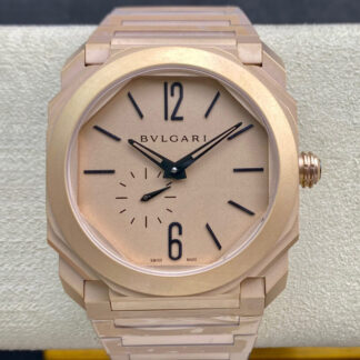AAA Replica Bvlgari Octo Finissimo 102912 40MM BV Factory Rose Gold Mens Watch