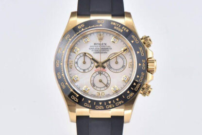 AAA Replica Rolex Cosmograph Daytona 116518LN-0037 Clean Factory Mother-of-pearl Dial Mens Watch