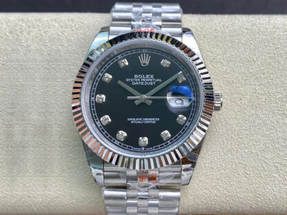 AAA Replica Rolex Datejust M126334-0012 GM Factory Diamond Dial Mens Watch