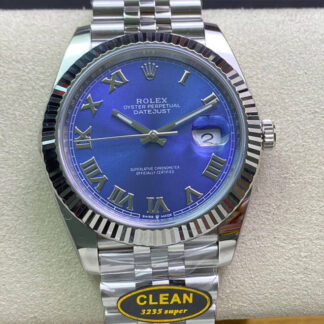 AAA Replica Rolex Datejust M126334-0026 Clean Factory Blue Dial Mens Watch | aaareplicawatches.is