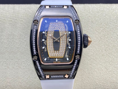 AAA Replica Richard Mille RM 07-01 RM Factory Black Ceramic Case Ladies Watch