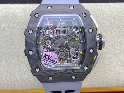 AAA Replica Richard Mille RM-011 KV Factory Forged Carbon Case Mens Watch