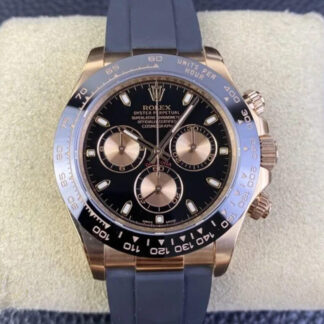 AAA Replica Rolex Cosmograph Daytona M116515LN-0017 Clean Factory Black Dial Mens Watch