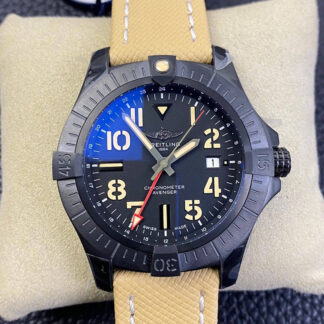 AAA Replica Breitling Avenger GMT 45 V32395101B1X1 GF Factory Titanium Case Mens Watch | aaareplicawatches.is