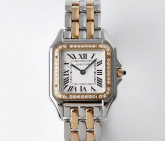 AAA Replica Panthere De Cartier W3PN0007 27MM BV Factory Diamond Bezel Ladies Watch