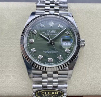 AAA Replica Rolex Datejust M126234-0055 36MM Clean Factory Steel Strap Mens Watch | aaareplicawatches.is