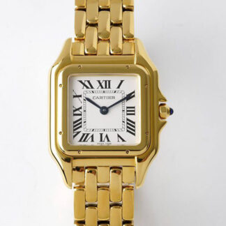 AAA Replica Panthere De Cartier WGPN0009 27MM BV Factory Gold Case Ladies Watch | aaareplicawatches.is