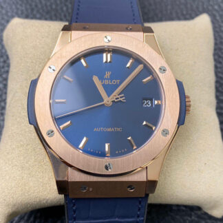 AAA Replica Hublot Classic Fusion 542.OX.7180.LR 42MM WWF Factory Blue Strap Mens Watch | aaareplicawatches.is