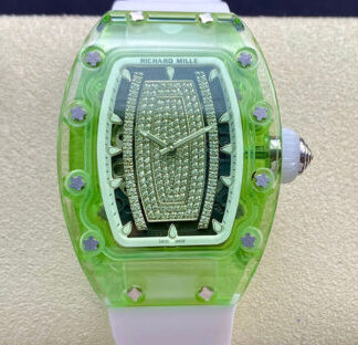 AAA Replica Richard Mille RM07-02 RM Factory Diamond Dial Ladies Watch | aaareplicawatches.is