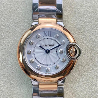 AAA Replica Cartier Ballon Bleu 28MM W3BB0005 V6 Factory White Dial Women Watch | aaareplicawatches.is