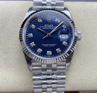AAA Replica Rolex Datejust M126234-0057 36MM VS Factory Blue Dial Mens Watch | aaareplicawatches.is
