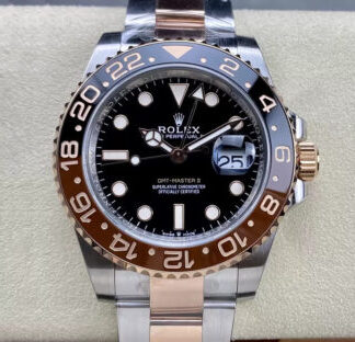 AAA Replica Rolex GMT Master II M126711chnr-0002 C+ Factory Gold Strap Mens Watch | aaareplicawatches.is