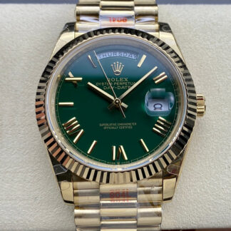 AAA Replica Rolex Day Date M228238-0061 GM Factory Green Dial Mens Watch | aaareplicawatches.is
