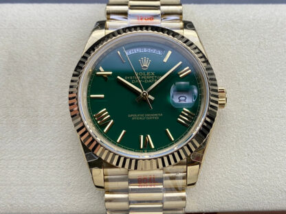 AAA Replica Rolex Day Date M228238-0061 GM Factory Green Dial Mens Watch | aaareplicawatches.is