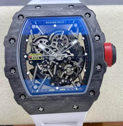 AAA Replica Richard Mille RM35-02 T+ Factory Carbon Fiber Case Mens Watch | aaareplicawatches.is