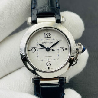 AAA Replica Cartier Pasha WSPA0012 35MM BV Factory Stainless Steel Women Watch | aaareplicawatches.is
