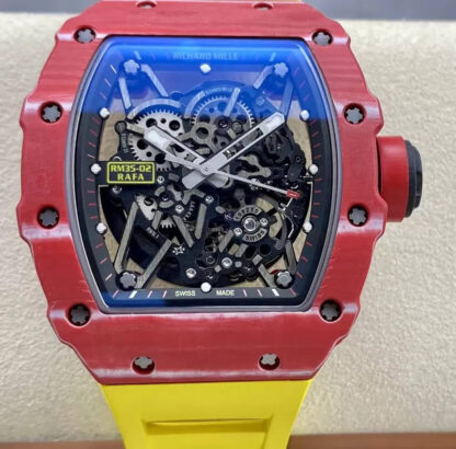 AAA Replica Richard Mille RM35-02 T+ Factory Red Carbon Fiber Case Mens Watch | aaareplicawatches.is