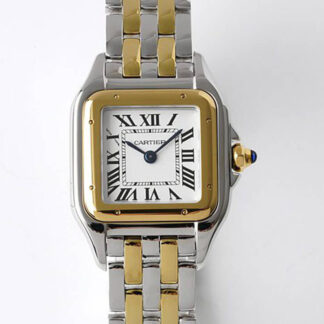 AAA Replica Cartier Panthere W2PN0006 22MM BV Factory White Dial Women Watch | aaareplicawatches.is
