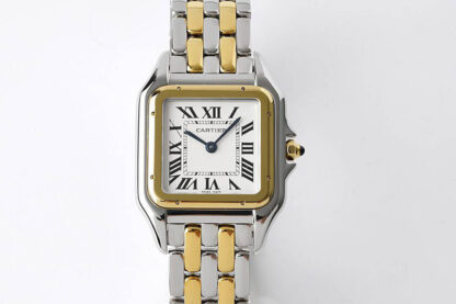 AAA Replica Cartier Panthere W2PN0007 27MM BV Factory Stainless Steel Women Watch | aaareplicawatches.is