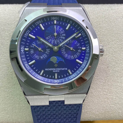 AAA Replica Vacheron Constantin Overseas 4300V/120G-B945 8F Factory Rubber Strap Mens Watch | aaareplicawatches.is