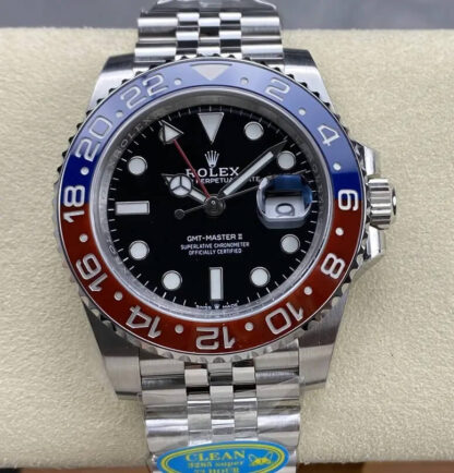 AAA Replica Rolex GMT Master II M126710BLRO-0001 Clean Factory V3 Cola Circle Mens Watch | aaareplicawatches.is