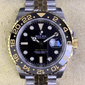 AAA Replica Rolex GMT Master II M126713grnr-0001 EW Factory Black Dial Mens Watch | aaareplicawatches.is