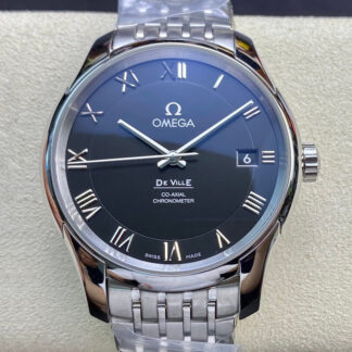 AAA Replica Omega De Ville 431.10.41.21.01.001 VS Factory Black Dial Mens Watch | aaareplicawatches.is