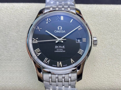 AAA Replica Omega De Ville 431.10.41.21.01.001 VS Factory Black Dial Mens Watch | aaareplicawatches.is