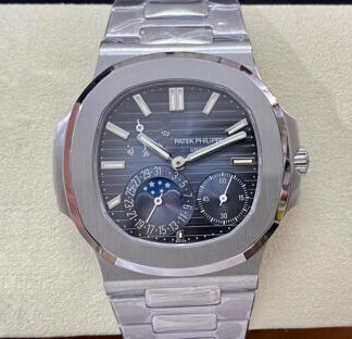 AAA Replica Patek Philippe Nautilus 5712/1A-001 PPF Factory V2 Blue Dial Mens Watch | aaareplicawatches.is