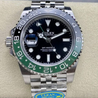 AAA Replica Rolex GMT Master II M126720vtnr-0002 Clean Factory V3 Black Dial Mens Watch | aaareplicawatches.is