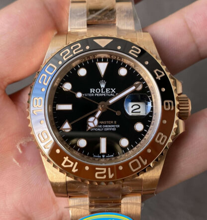 AAA Replica Rolex GMT Master II M126715CHNR-0001 Clean Factory V3 Ceramic Bezel Mens Watch | aaareplicawatches.is