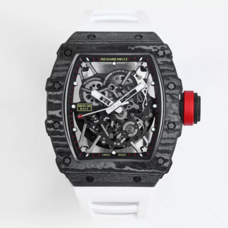 AAA Replica Richard Mille RM35-02 BBR Factory White Strap Mens Watch | aaareplicawatches.is