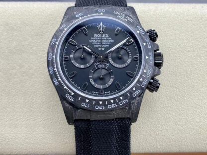 AAA Replica Rolex Daytona Cosmograph Diw Custom Version Noob Factory Black Strap Mens Watch | aaareplicawatches.is