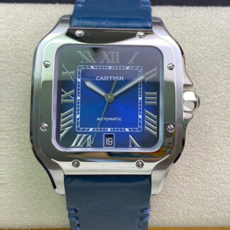 AAA Replica Cartier De Santos WSSA0030 BV Factory Blue Dial Mens Watch | aaareplicawatches.is