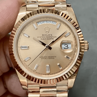 AAA Replica Rolex Day Date M228235-0004 GM Factory Gold Case Mens Watch | aaareplicawatches.is