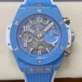AAA Replica Hublot BIG BANG Unico 441.EX.5120.RX BB Factory Blue Strap Mens Watch | aaareplicawatches.is