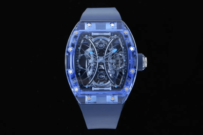 AAA Replica Richard Mille RM053-02 Tourbillon RM Factory Blue Srap Mens Watch | aaareplicawatches.is