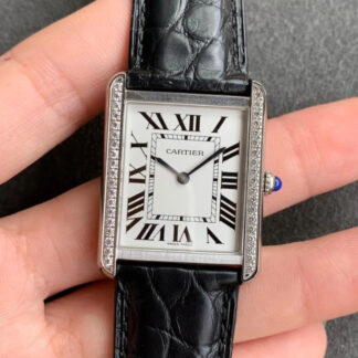 AAA Replica Cartier Tank K11 Factory White Dial Woman Watch | aaareplicawatches.is
