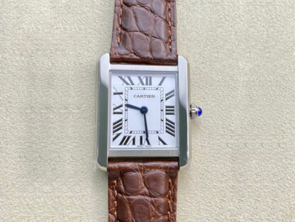 AAA Replica Cartier Tank 24MM K11 Factory White Dial Woman Watch | aaareplicawatches.is