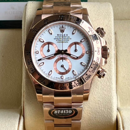 AAA Replica Rolex Daytona M116505-0010 BT Factory White Dial Mens Watch | aaareplicawatches.is