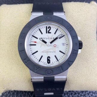 AAA Replica Bvlgari Aluminium Steve Aoki 103539 BV Factory Gray Bezel Mens Watch | aaareplicawatches.is