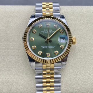 AAA Replica Rolex Datejust M278273-0030 31MM GS Factory Gold Bezel Woman Watch | aaareplicawatches.is