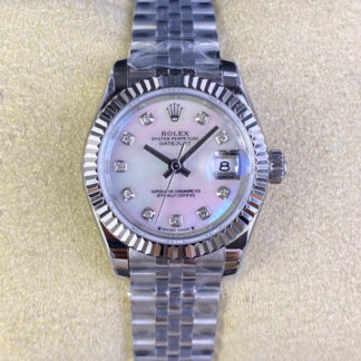 AAA Replica Rolex Datejust M279174-0009 28MM GS Factory Silver Bezel Woman Watch | aaareplicawatches.is