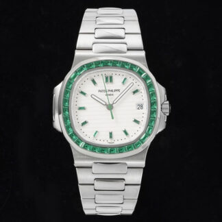 AAA Replica Patek Philippe Nautilus 5711 GR Factory Diamond Bezel Mens Watch | aaareplicawatches.is