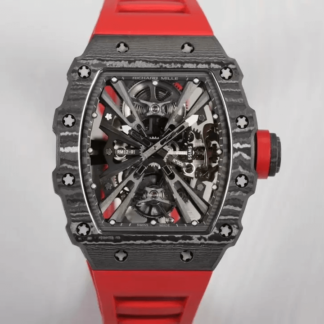 AAA Replica Richard Mille RM12-01 Tourbillon RM Factory Red Strap Mens Watch | aaareplicawatches.is